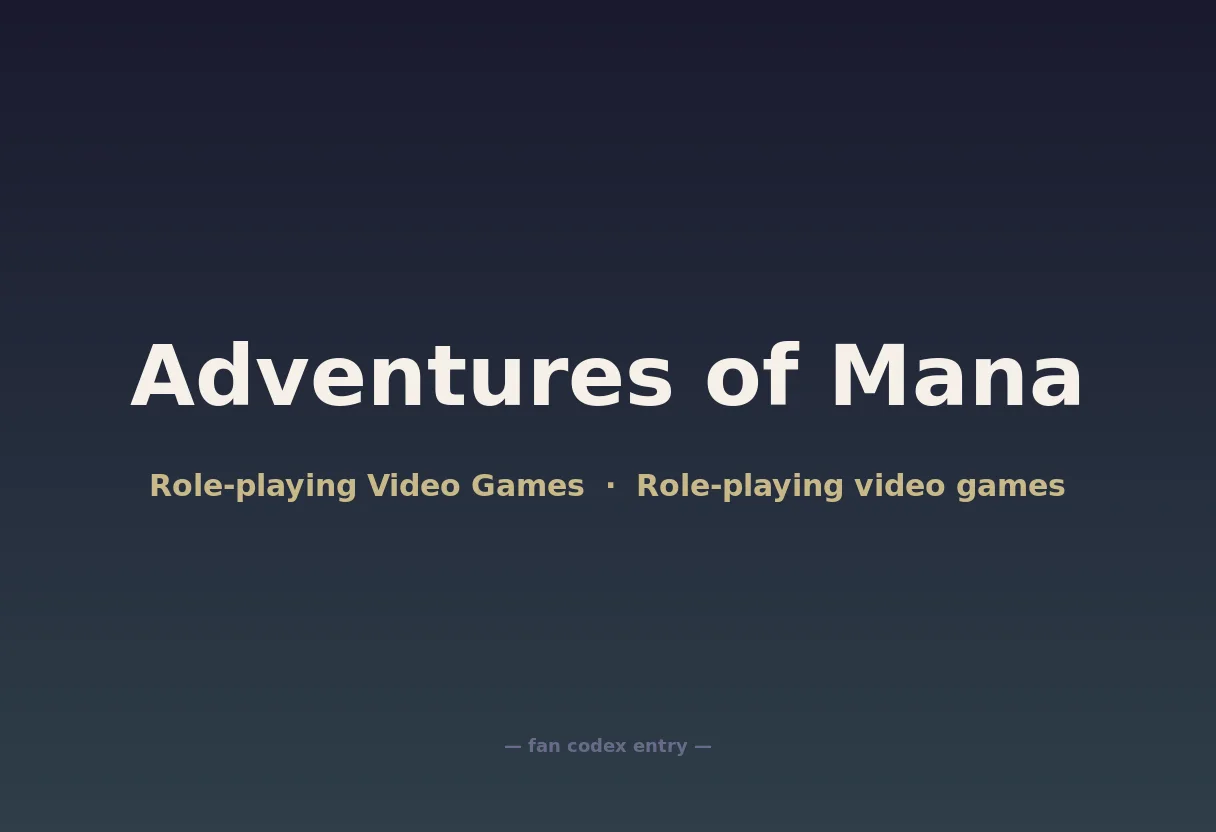 Adventures of Mana
