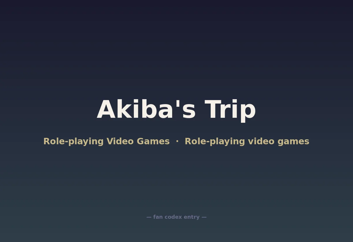 Akiba's Trip