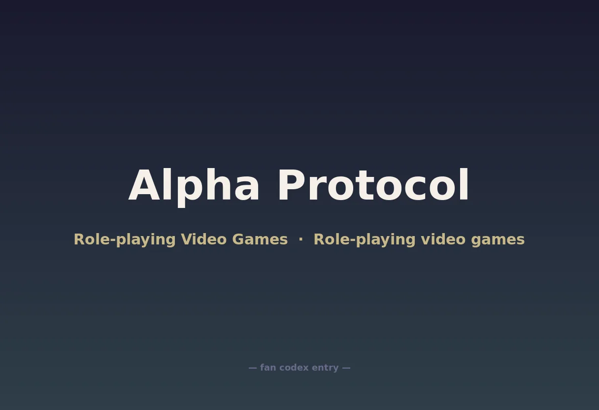Alpha Protocol