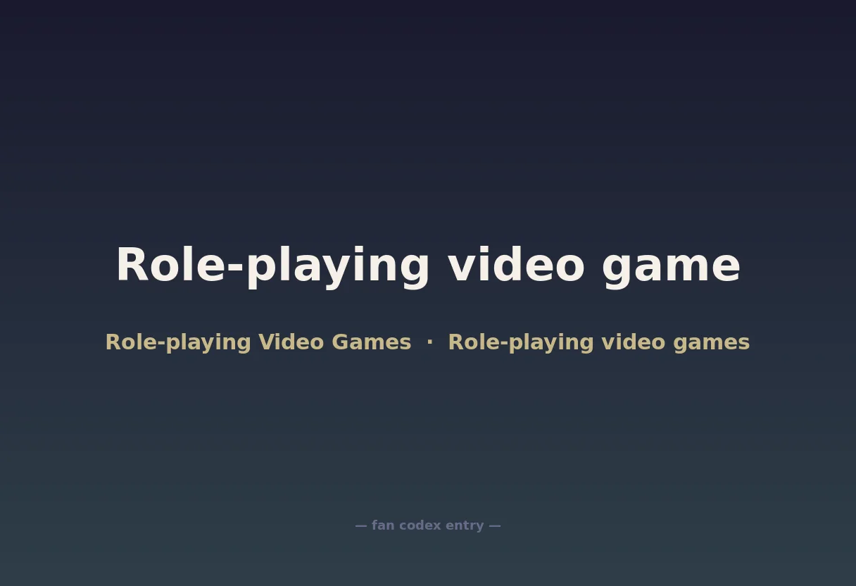 Role-playing video game
