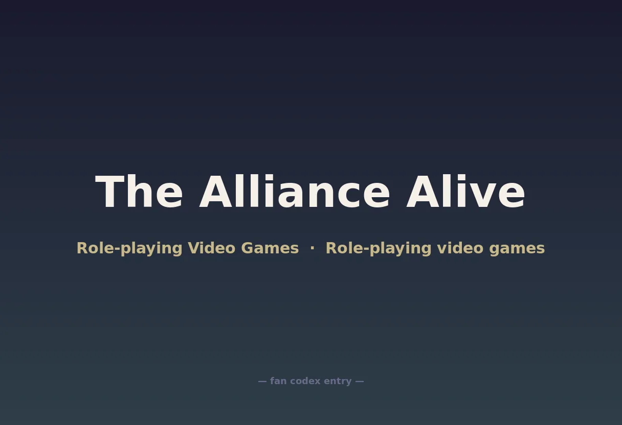The Alliance Alive