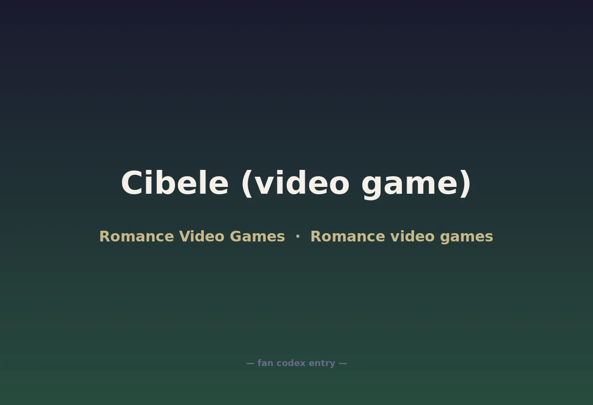 Cibele (video game)