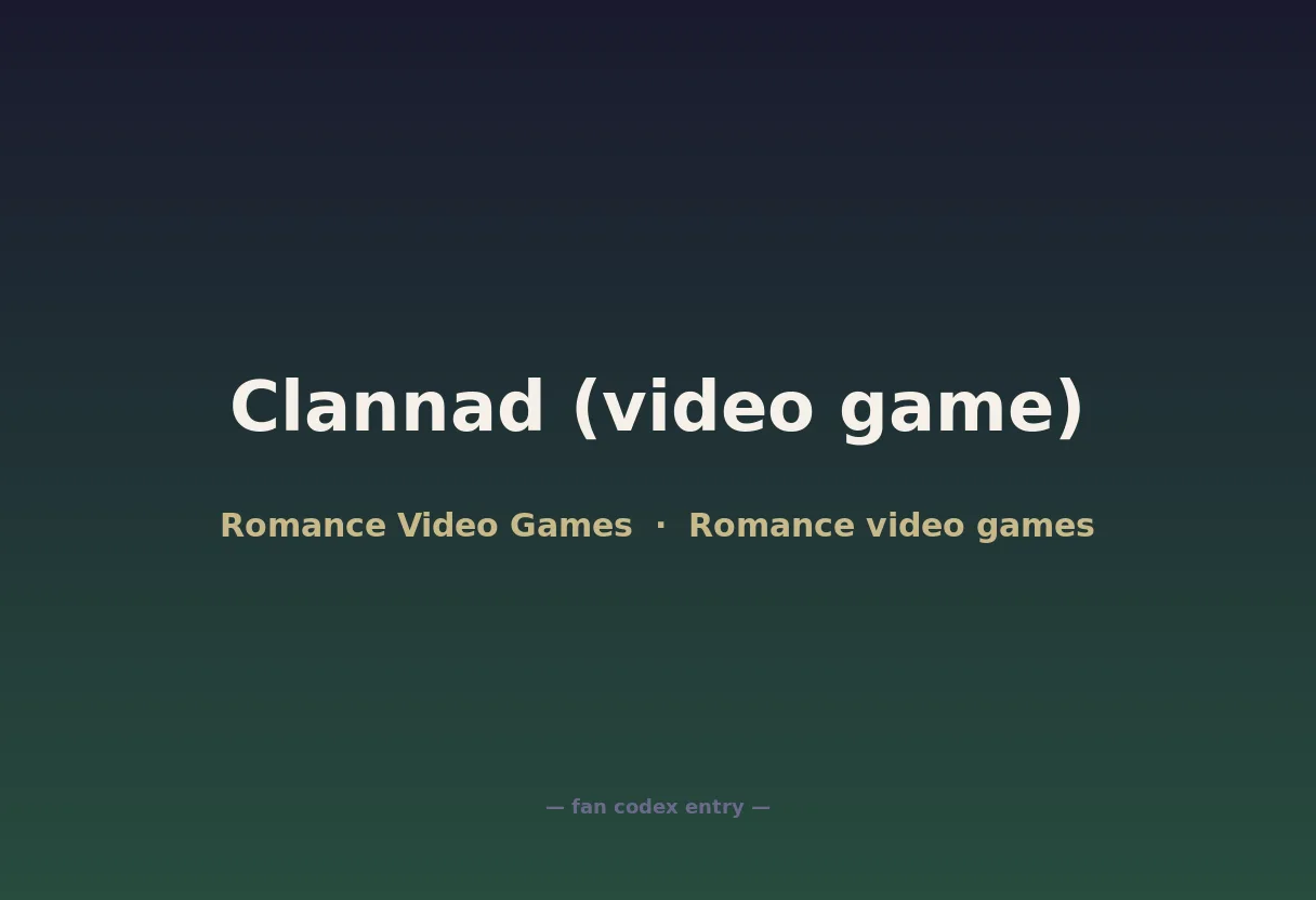 Clannad (video game)