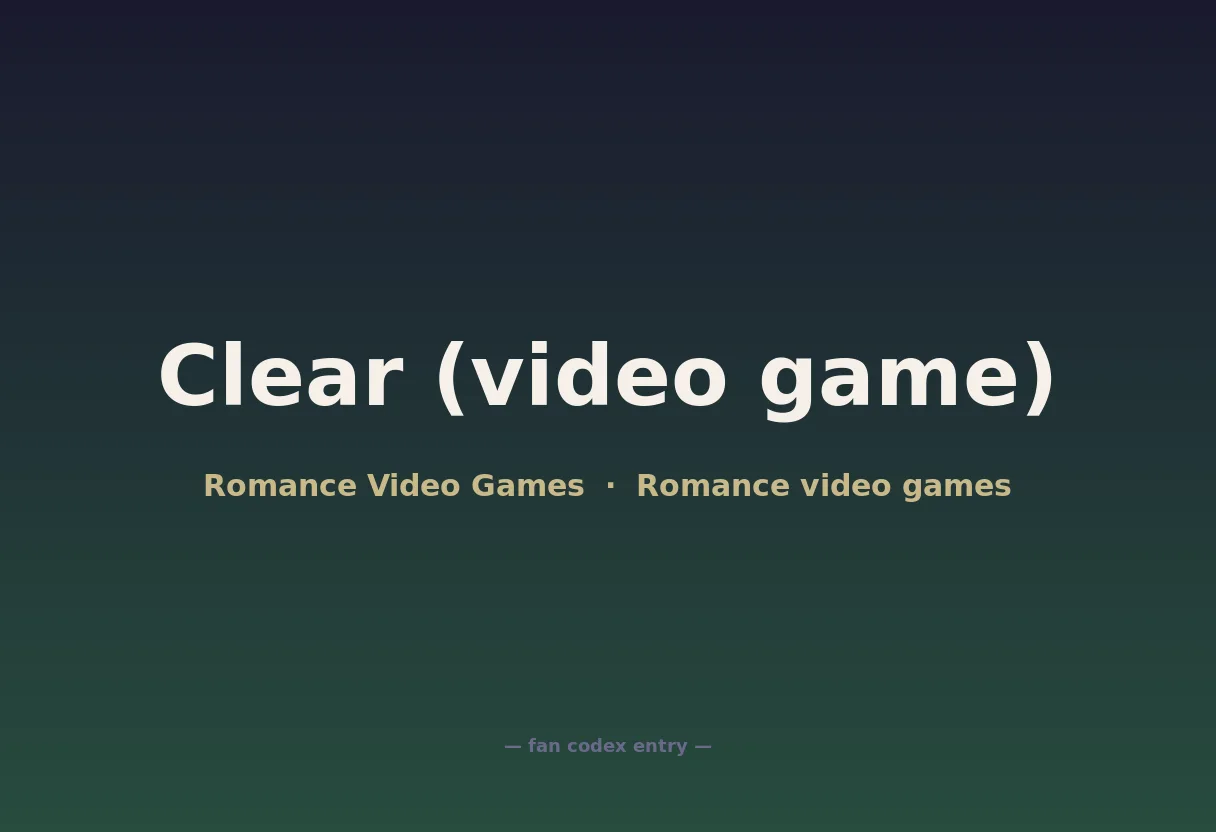 Clear (video game)