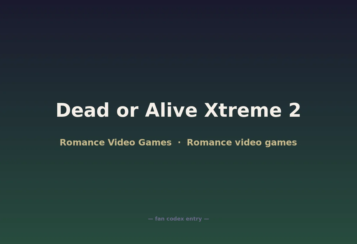 Dead or Alive Xtreme 2