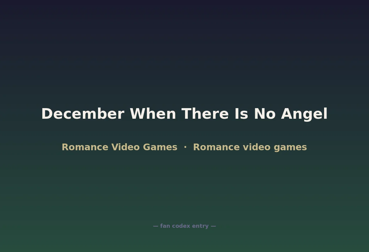 December When There Is No Angel