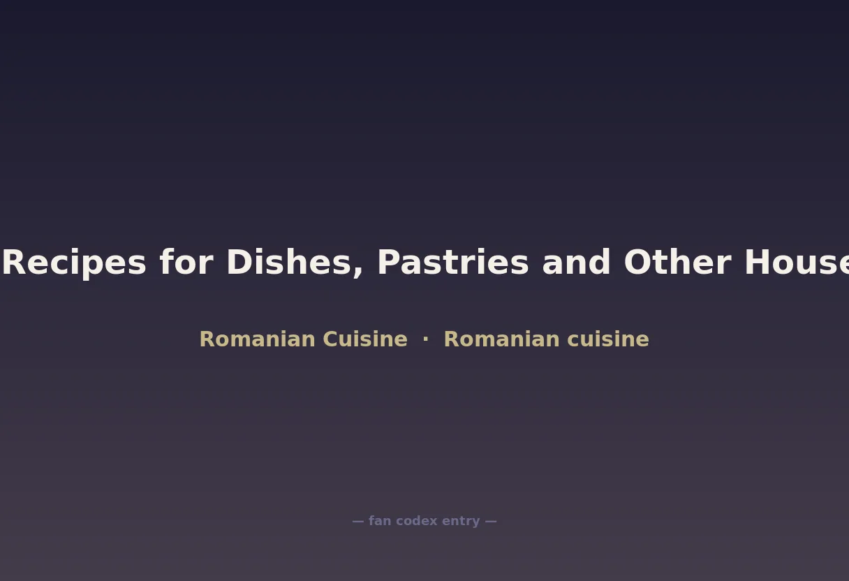 200 Proven Recipes for Dishes, Pastries and Other Household Works