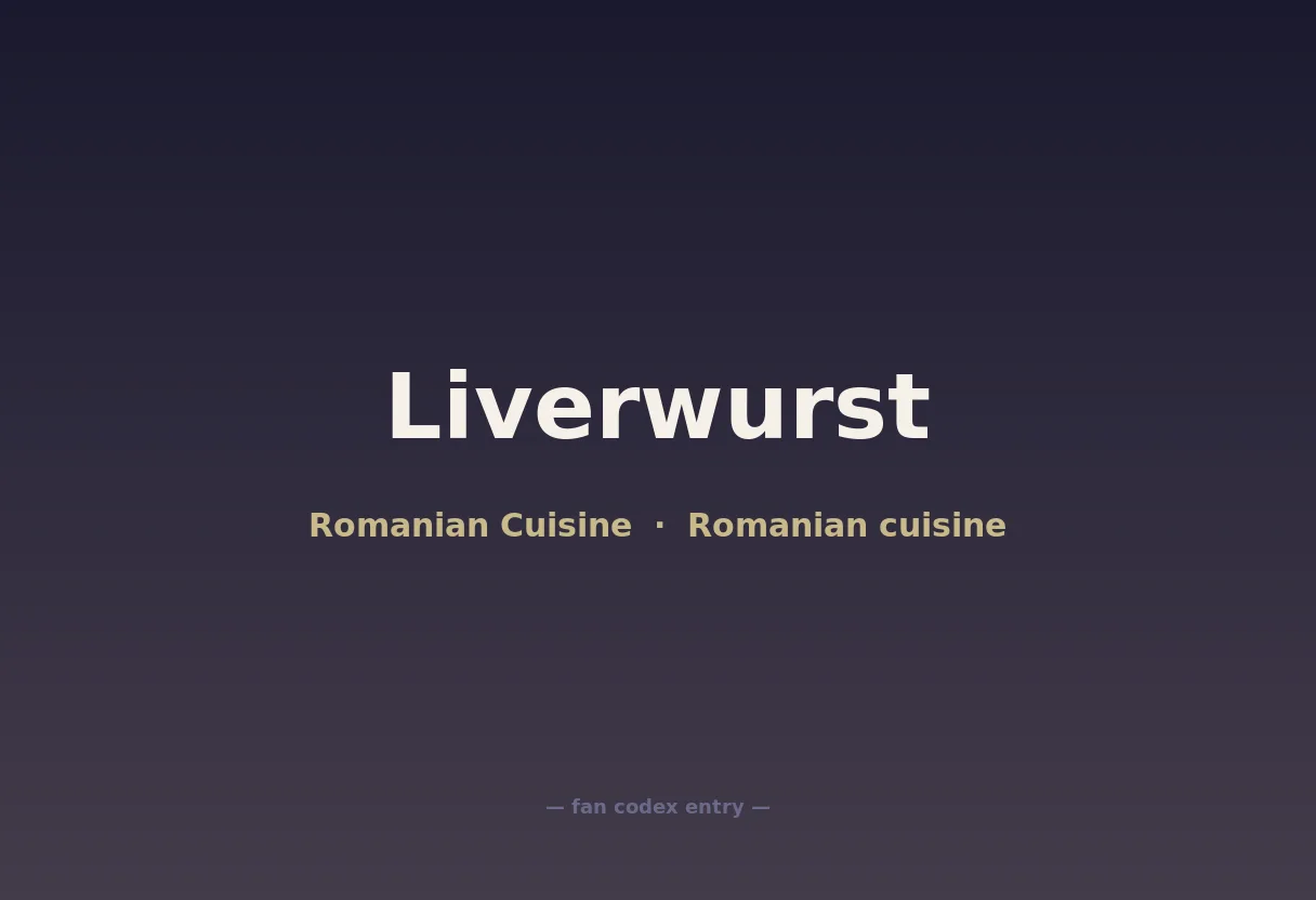 Liverwurst