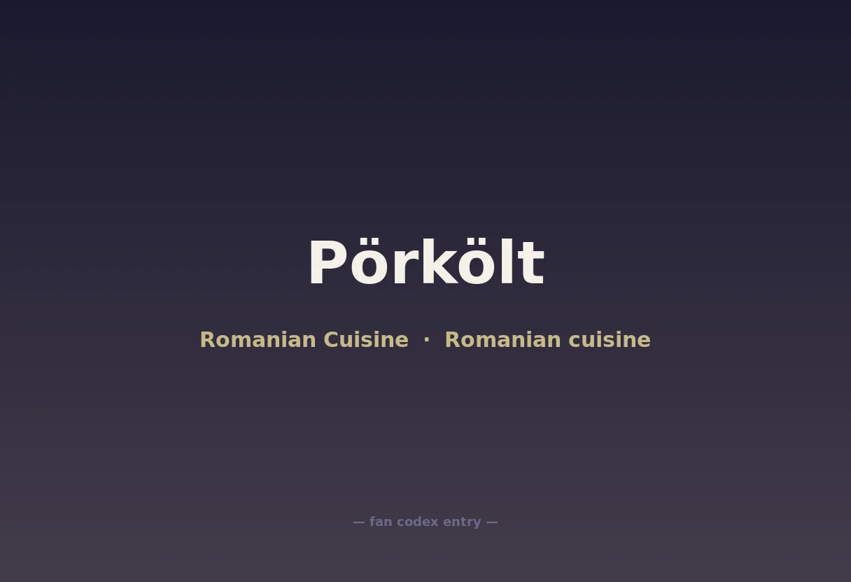 Pörkölt