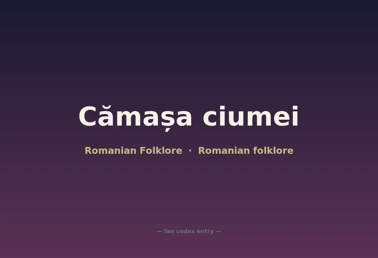 Cămașa ciumei