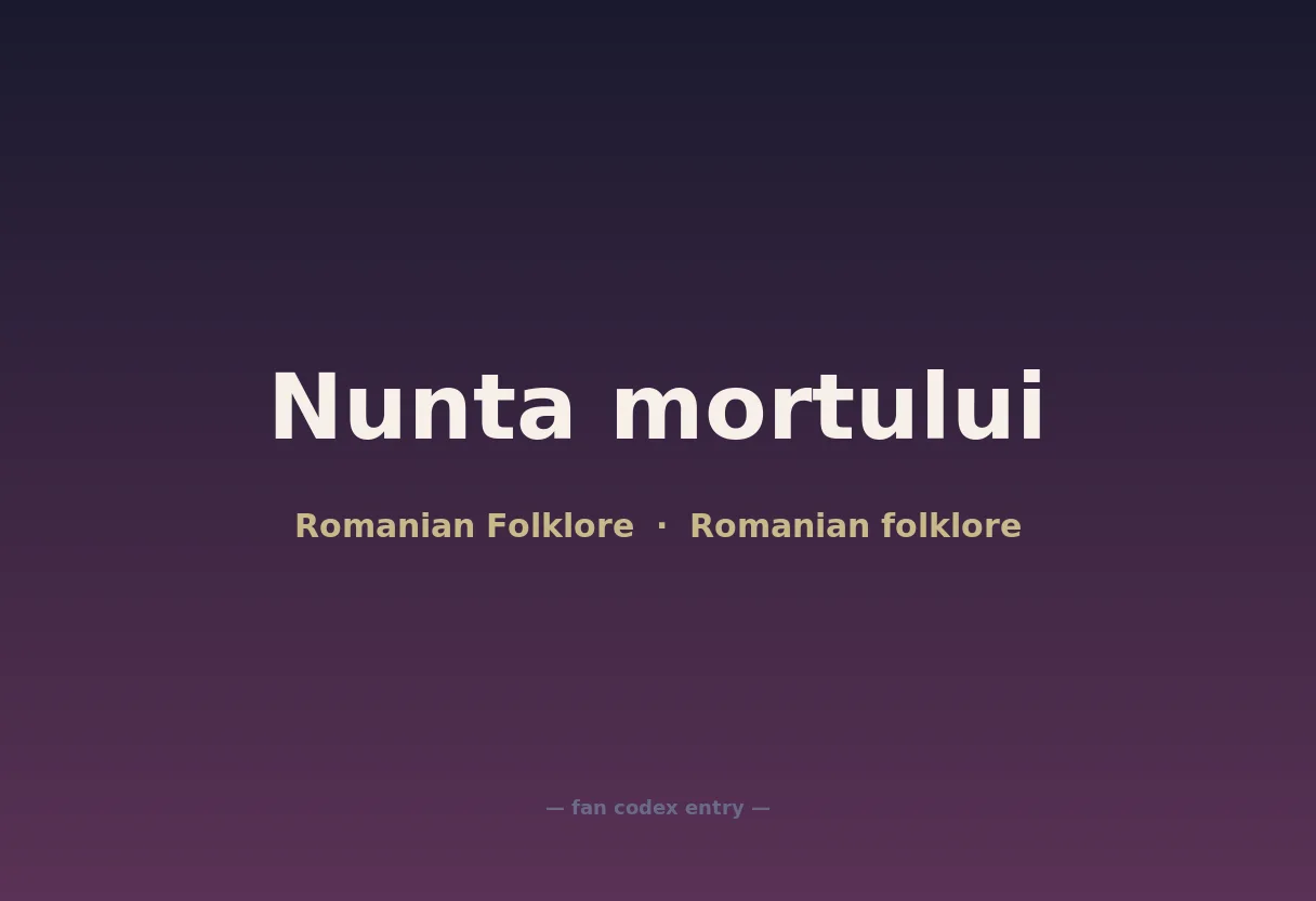 Nunta mortului