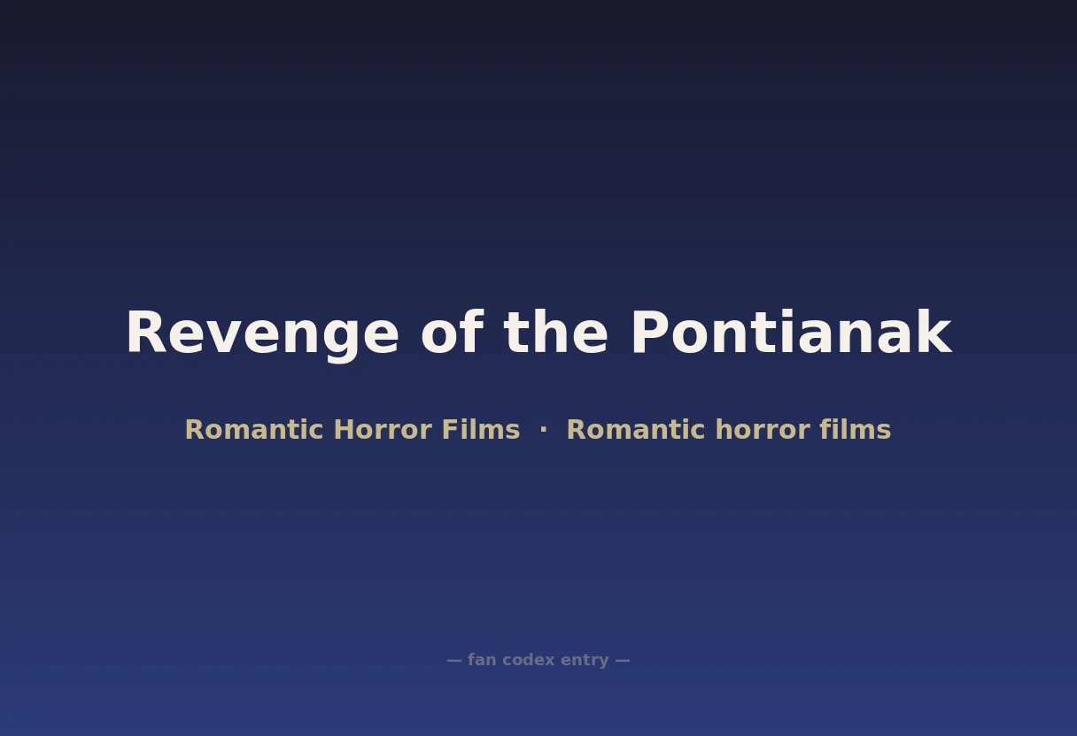 Revenge of the Pontianak