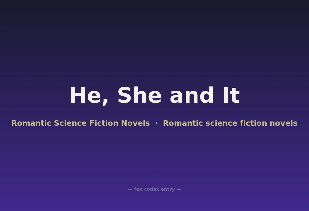 He, She and It