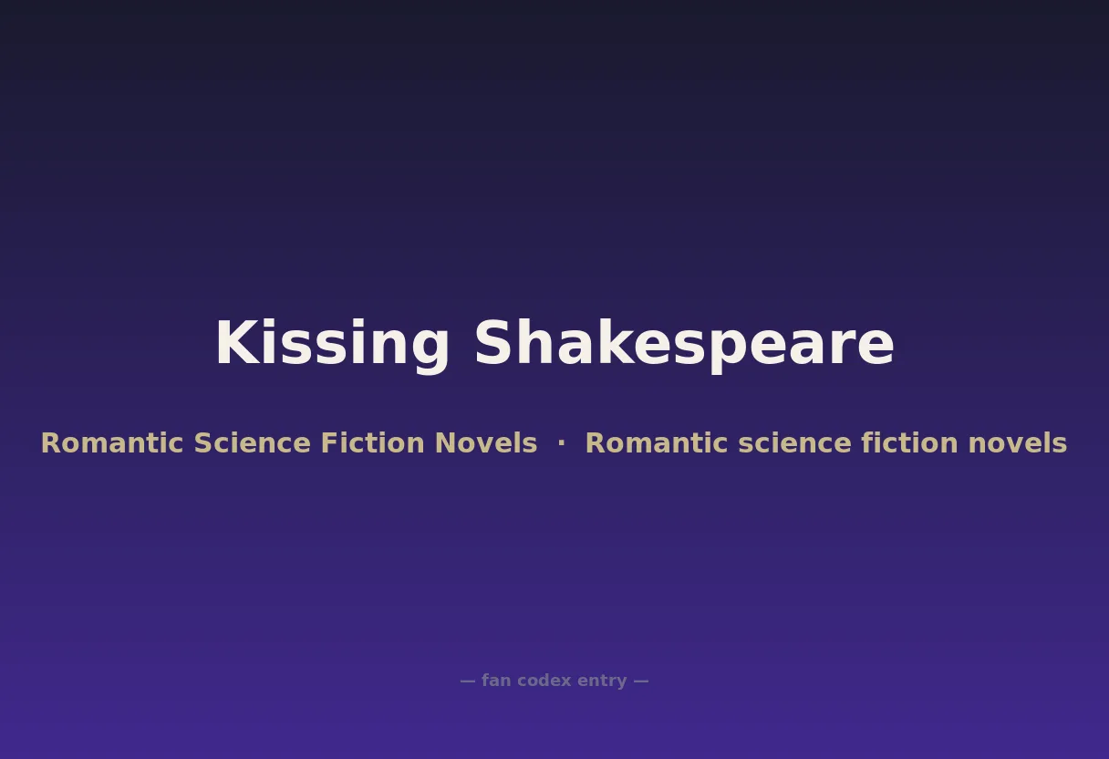 Kissing Shakespeare