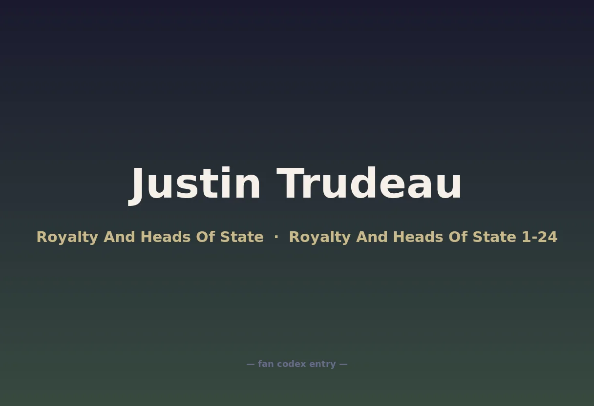 Justin Trudeau