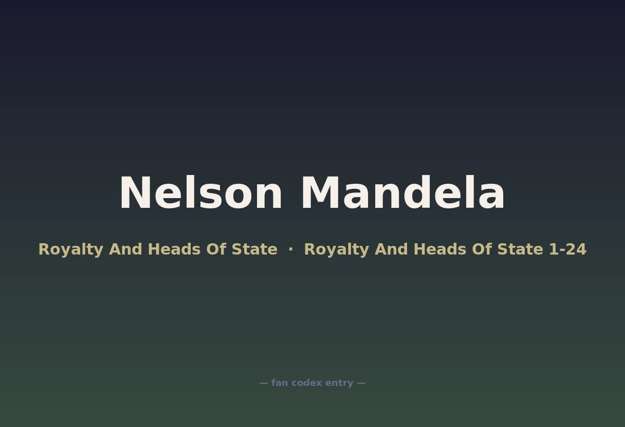 Nelson Mandela