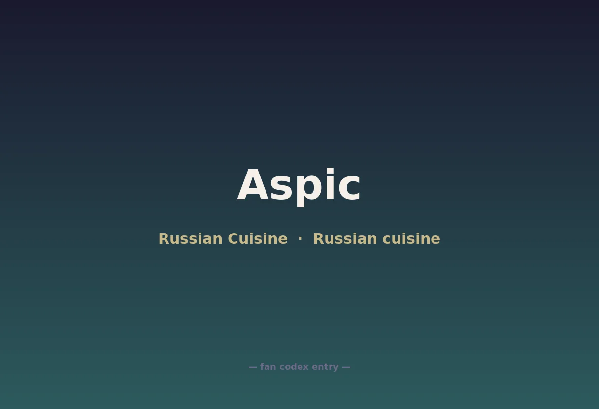 Aspic