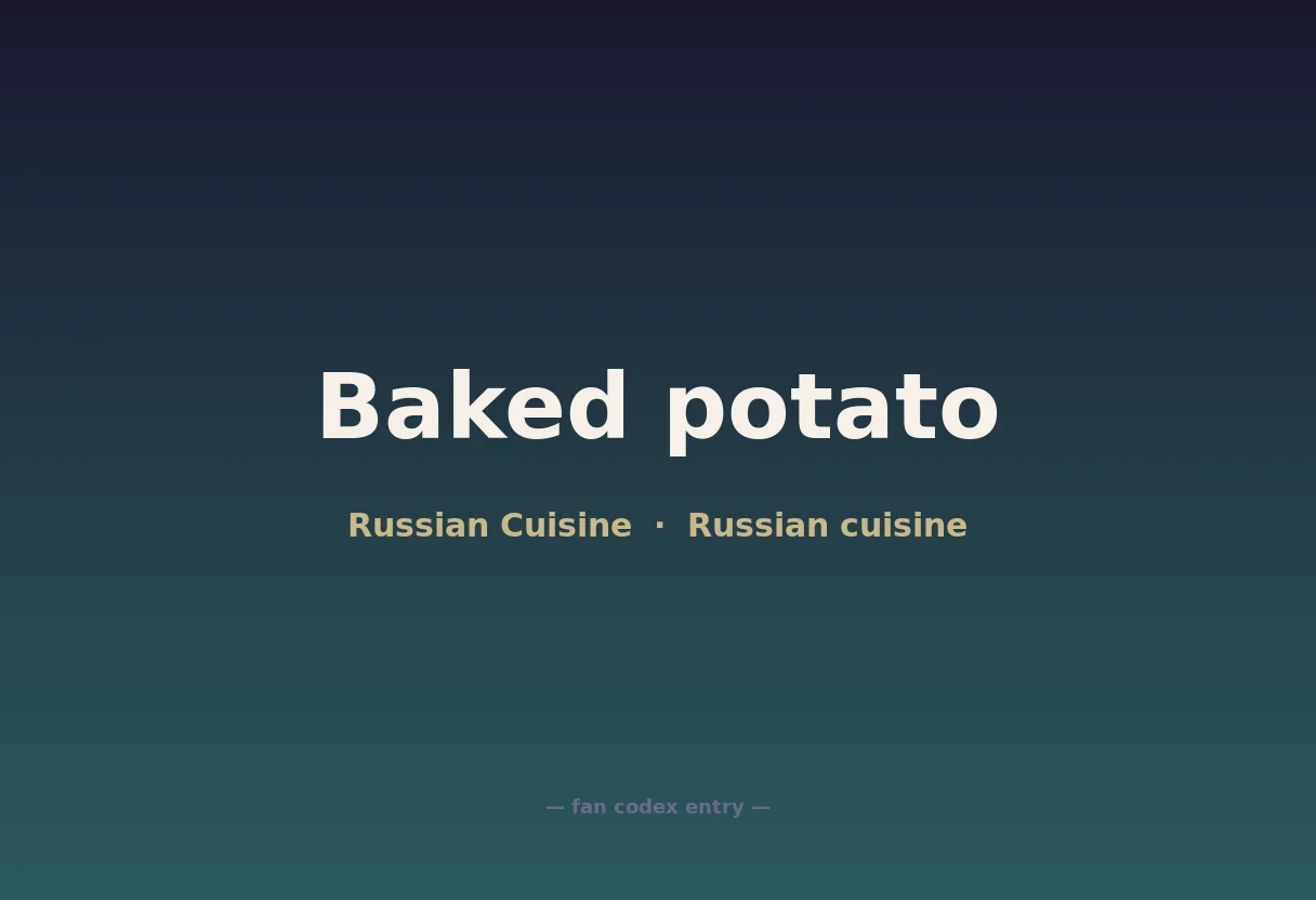 Baked potato