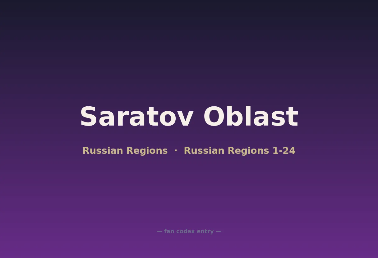 Saratov Oblast