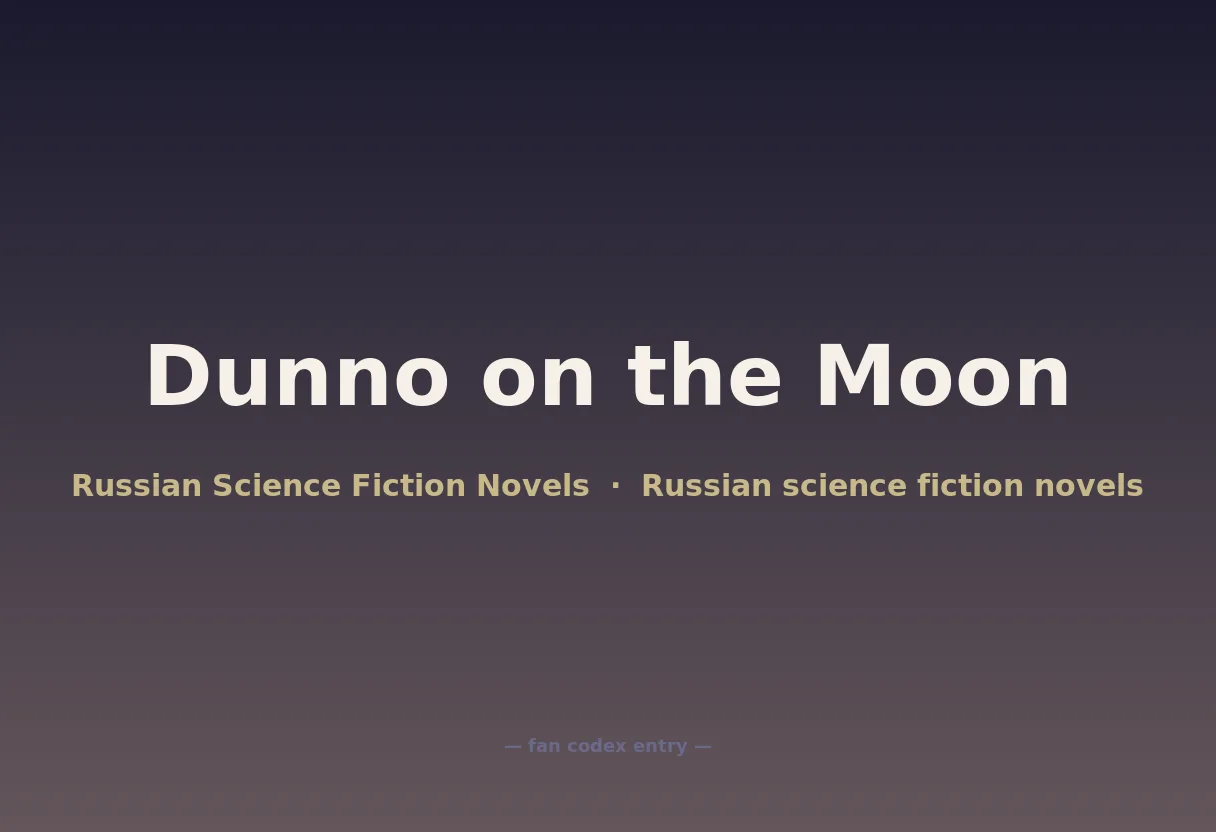Dunno on the Moon