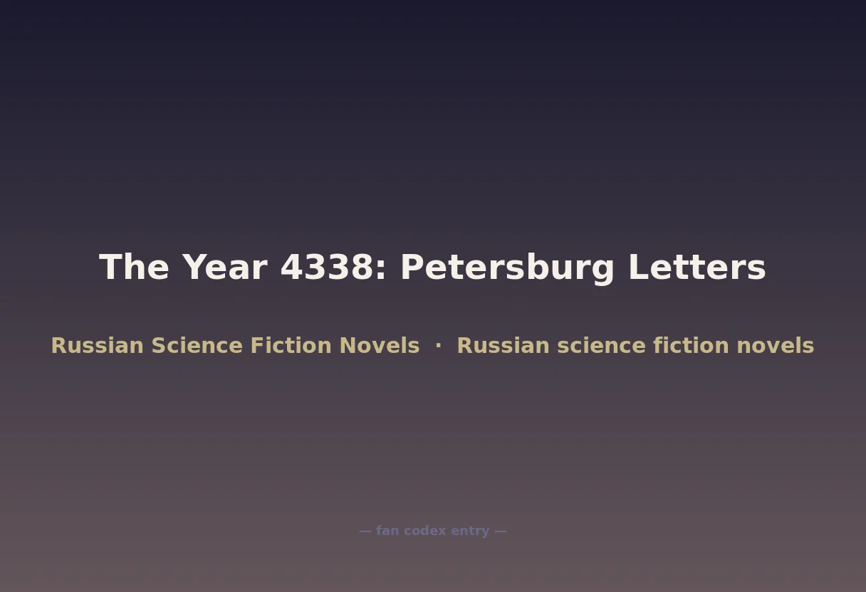 The Year 4338: Petersburg Letters