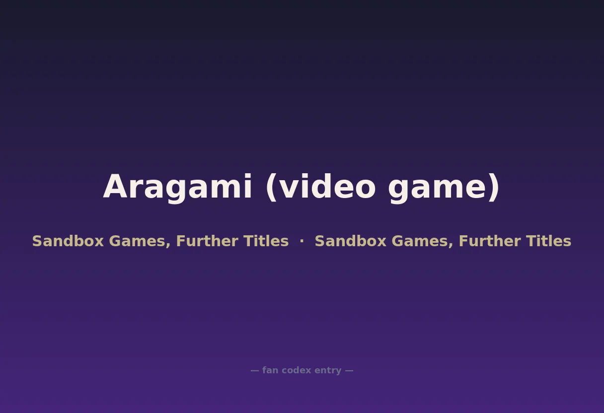Aragami (video game)