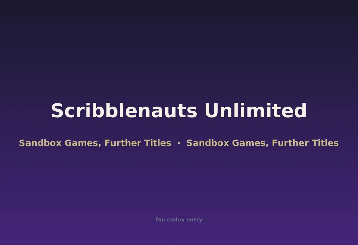 Scribblenauts Unlimited