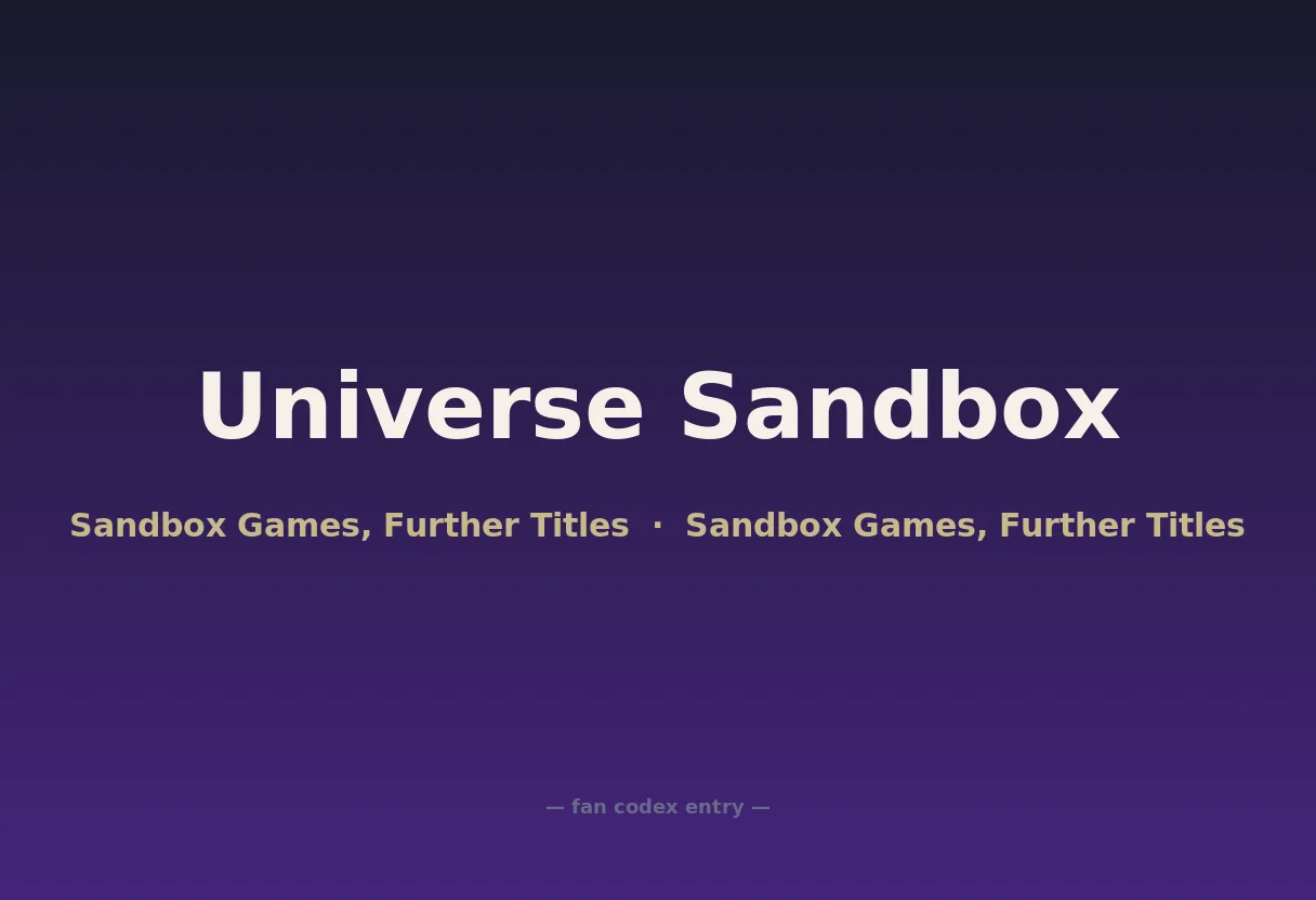 Universe Sandbox