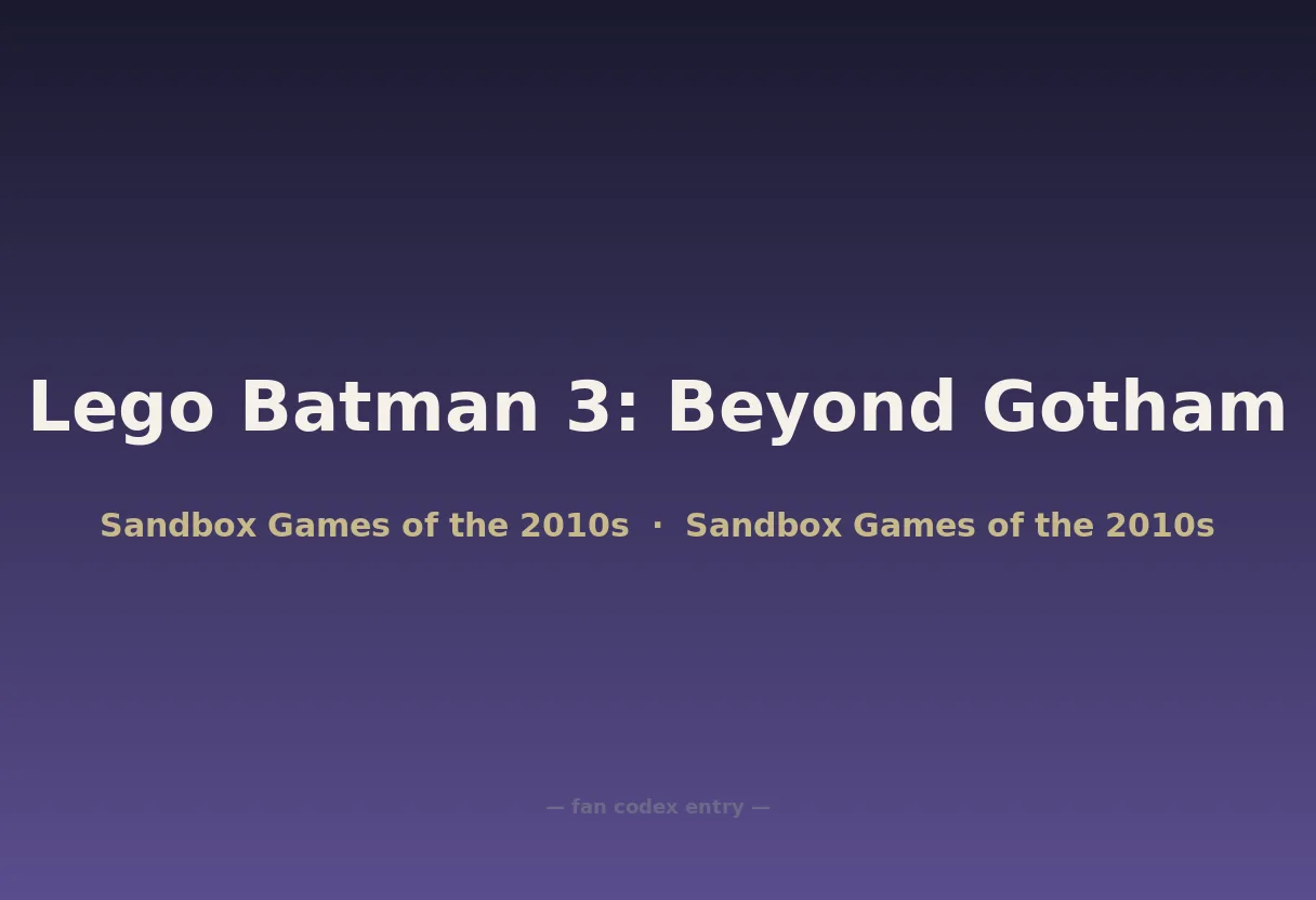 Lego Batman 3: Beyond Gotham