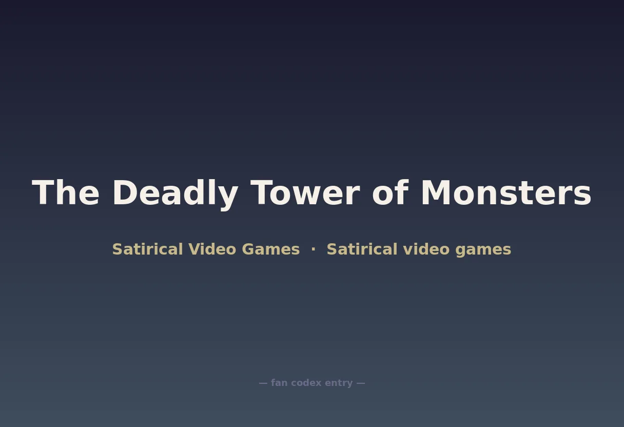 The Deadly Tower of Monsters