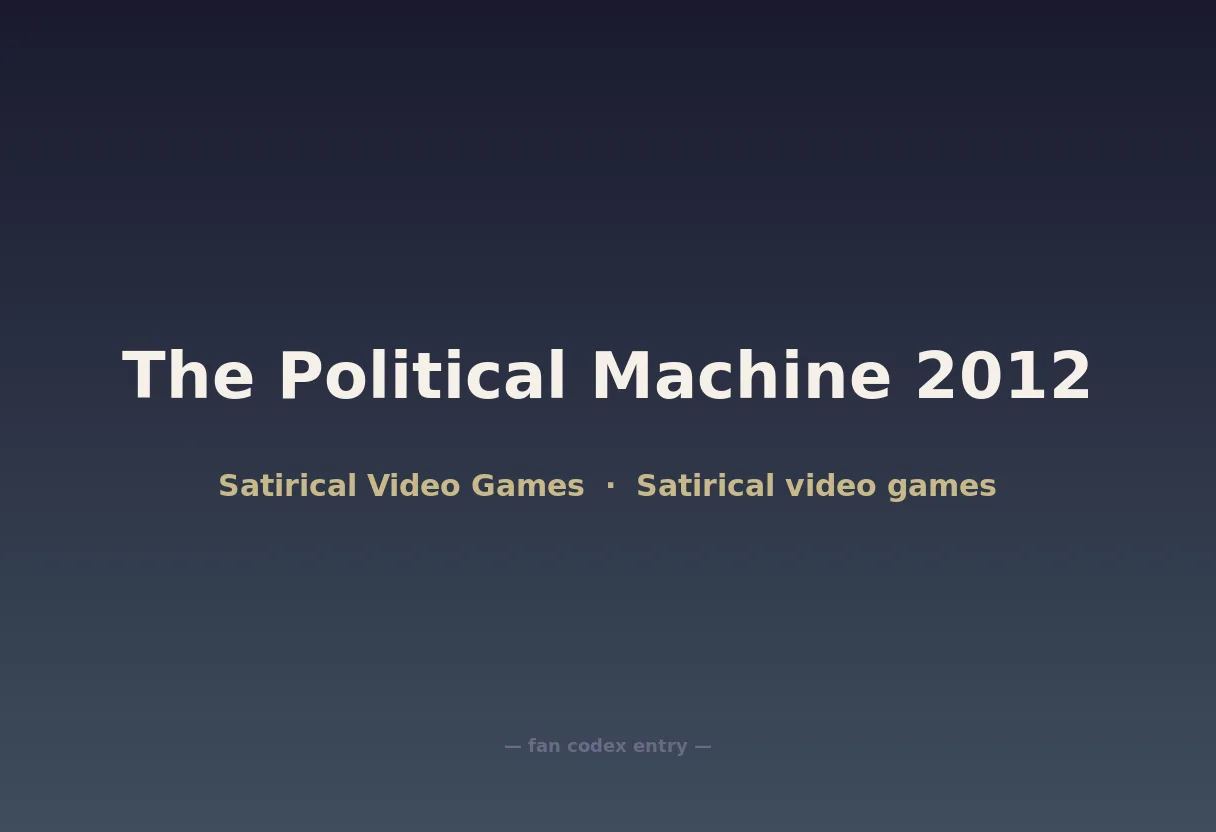 The Political Machine 2012
