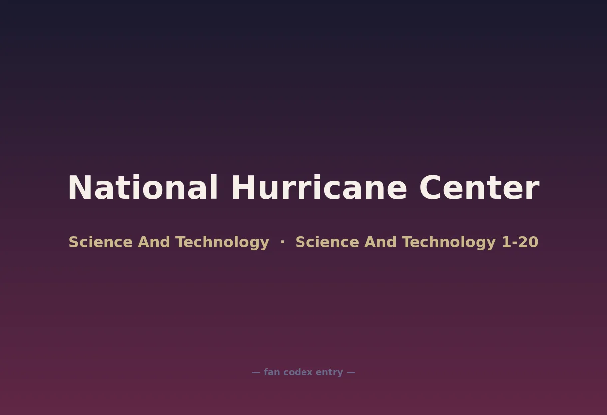 National Hurricane Center