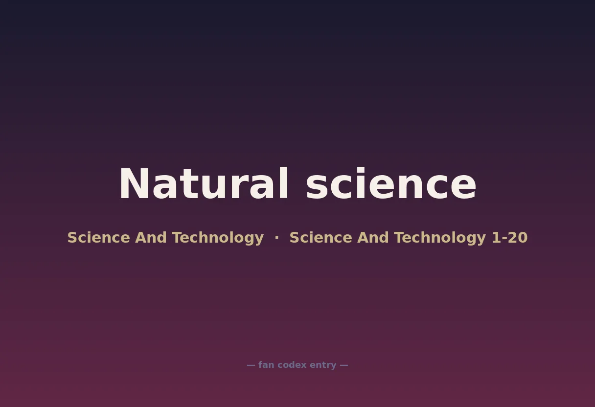 Natural science