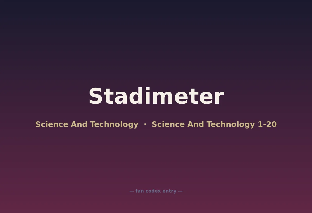 Stadimeter