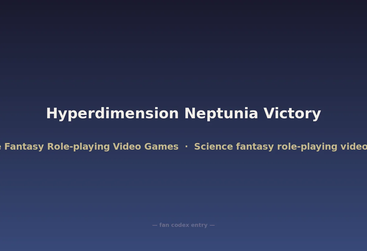 Hyperdimension Neptunia Victory