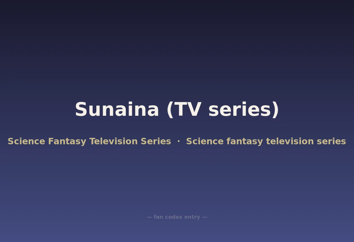 Sunaina (TV series)