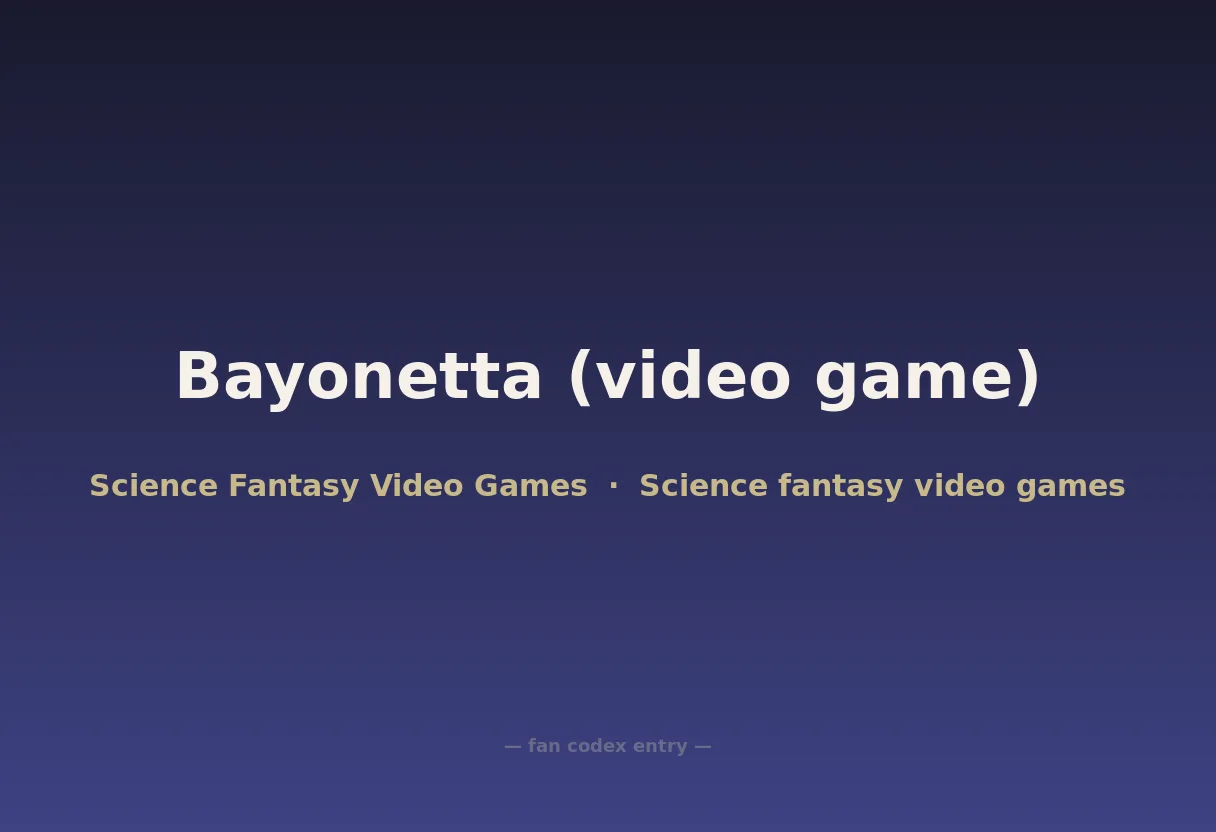 Bayonetta (video game)
