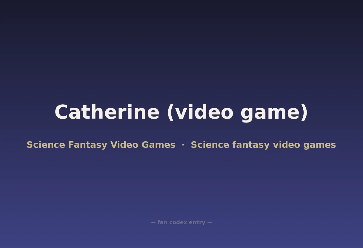 Catherine (video game)
