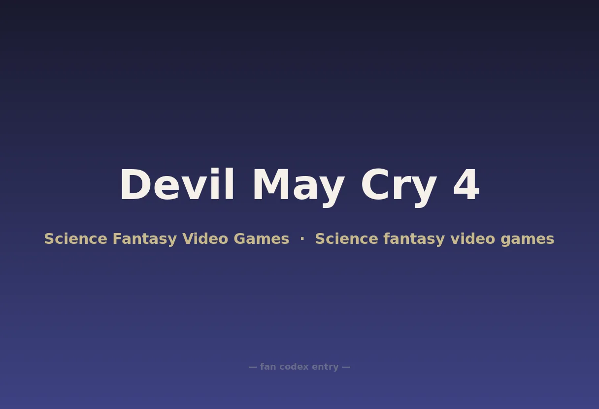 Devil May Cry 4