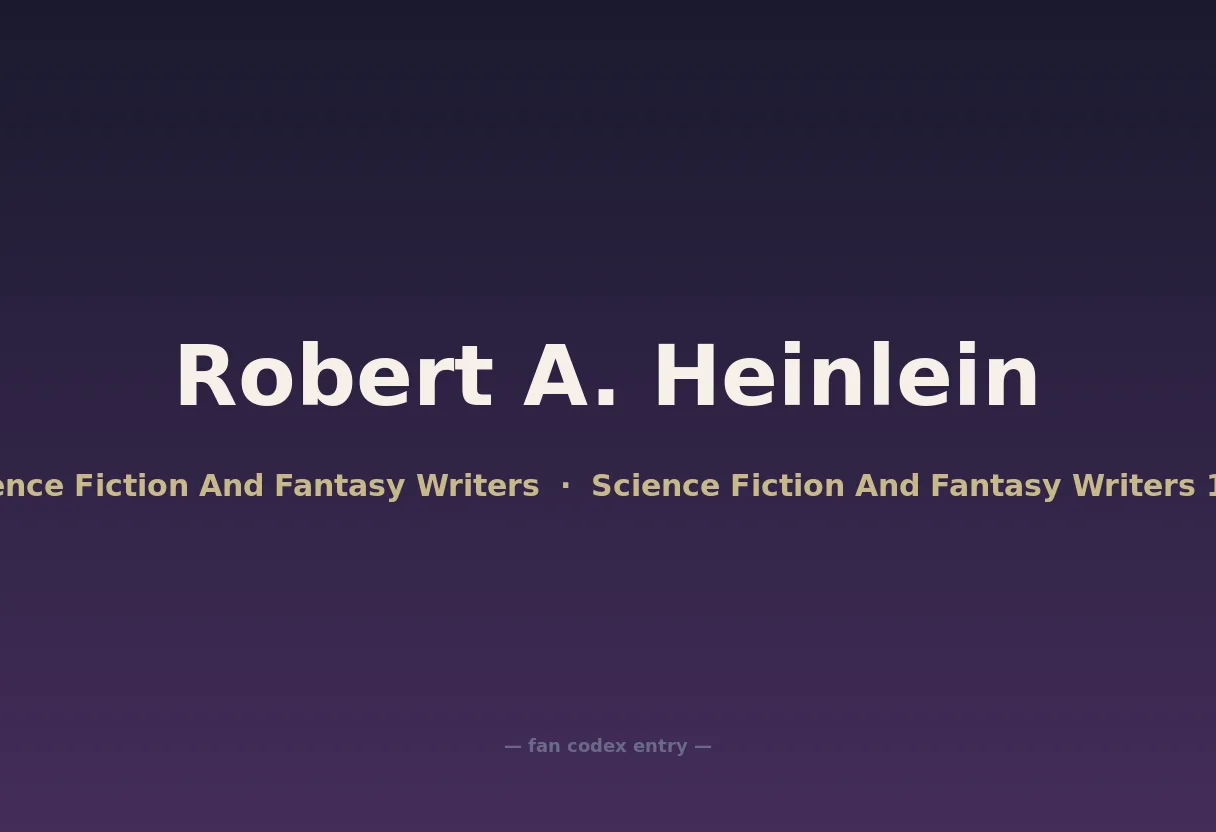 Robert A. Heinlein