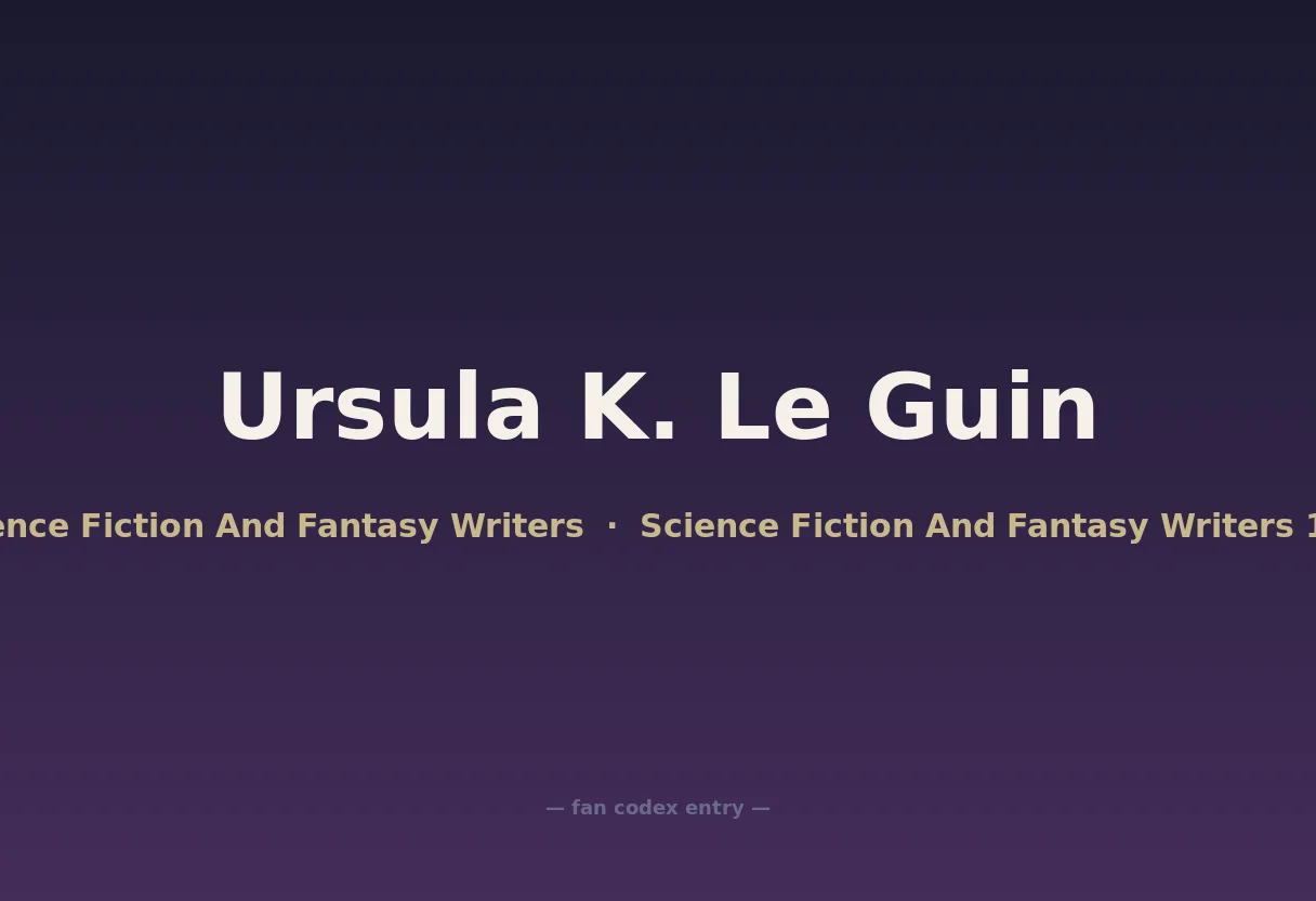 Ursula K. Le Guin