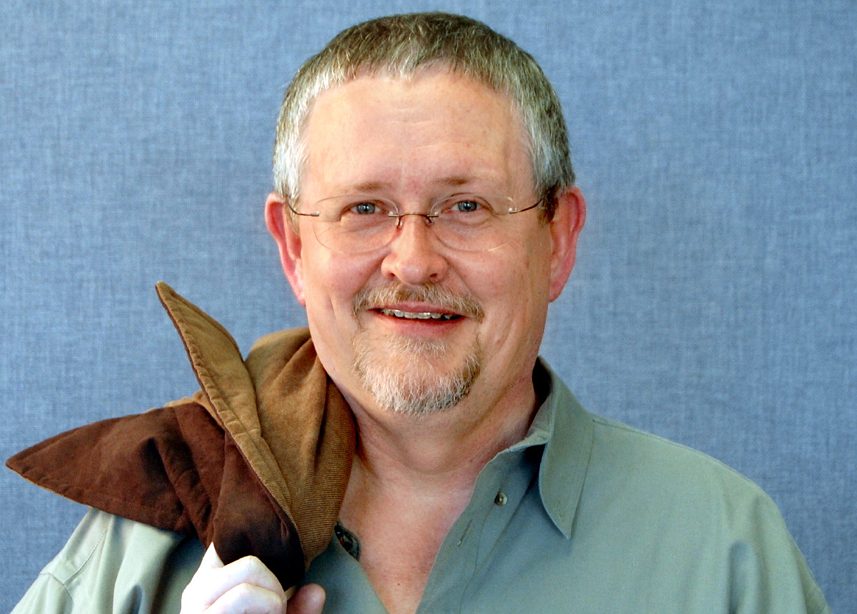 Orson Scott Card at BYU Symposium 20080216 closeup