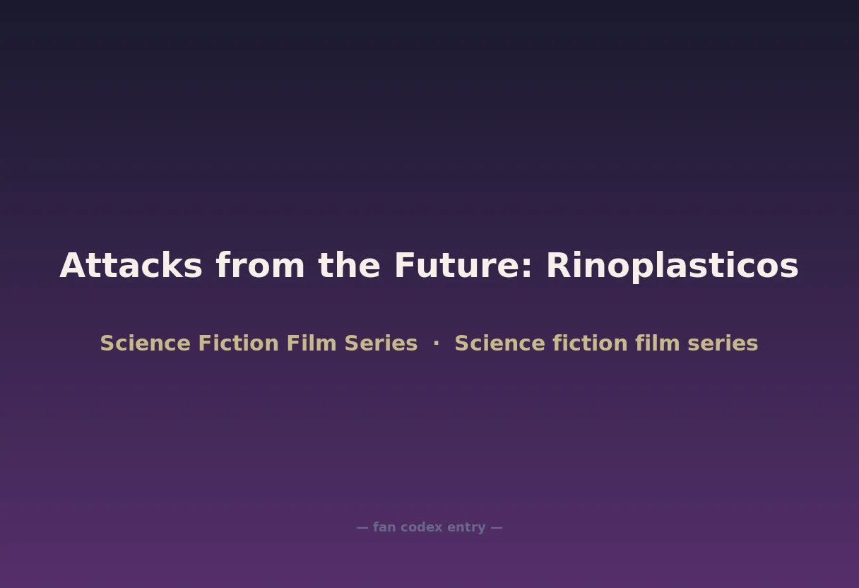 Attacks from the Future: Rinoplasticos