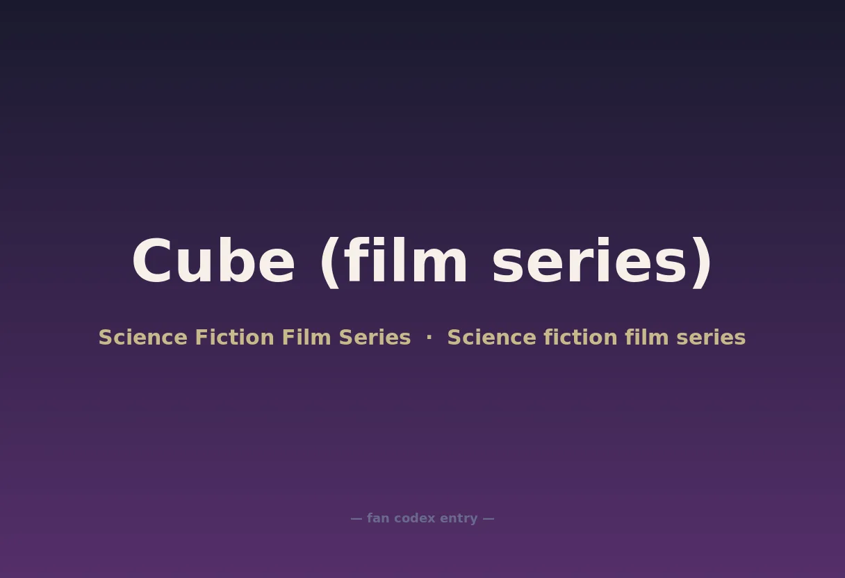 Cube (film series)