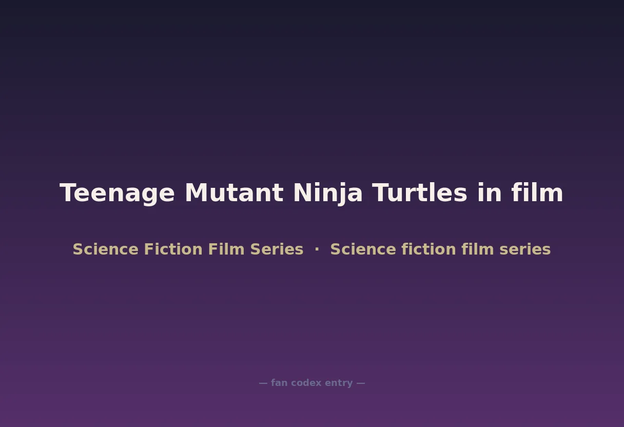 Teenage Mutant Ninja Turtles in film