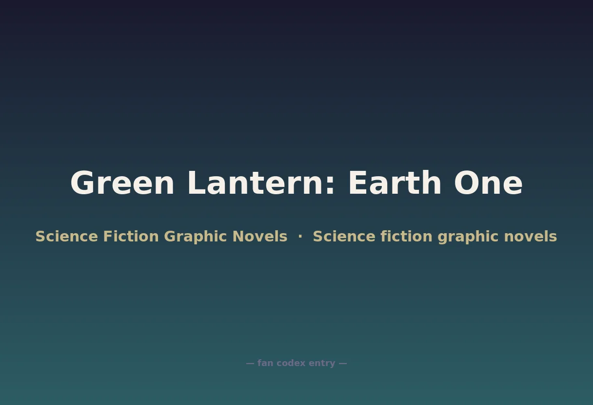 Green Lantern: Earth One