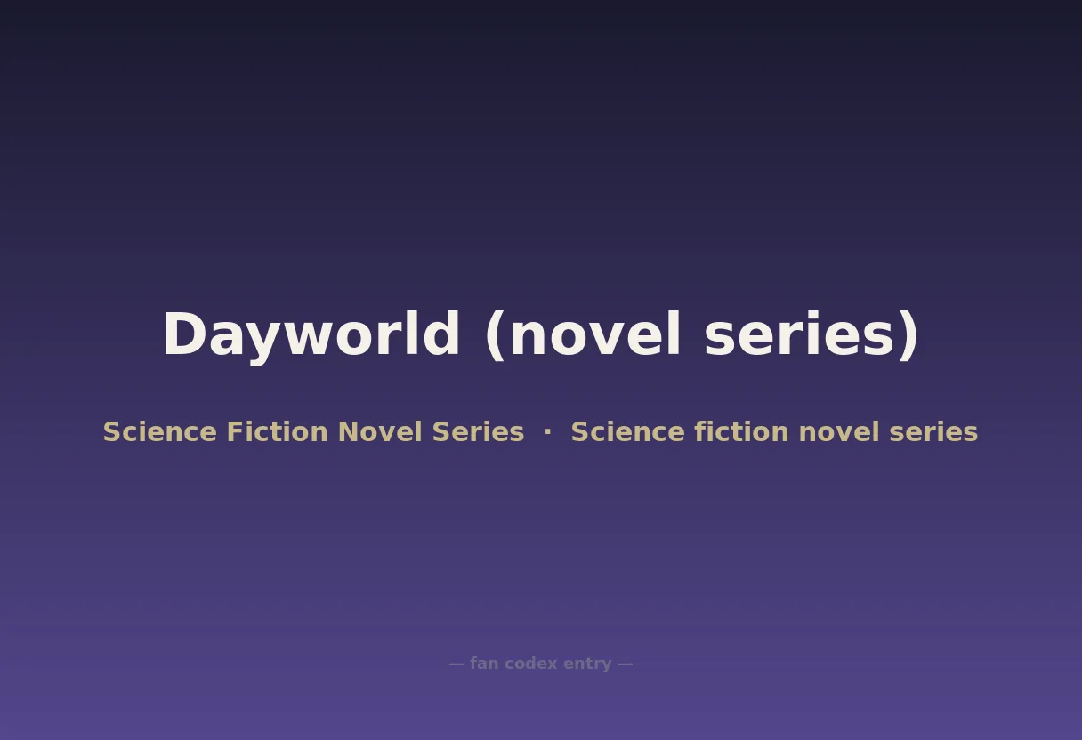 Dayworld (novel series)