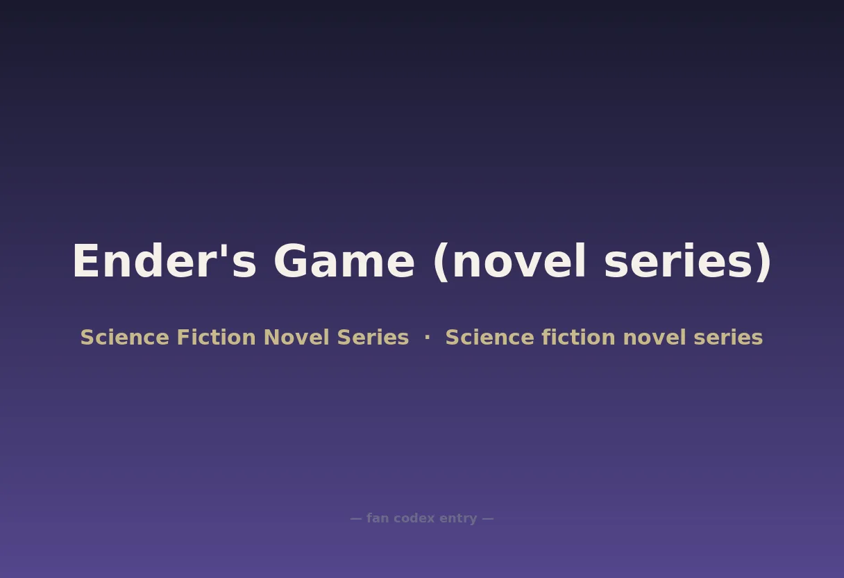 Ender's Game (novel series)