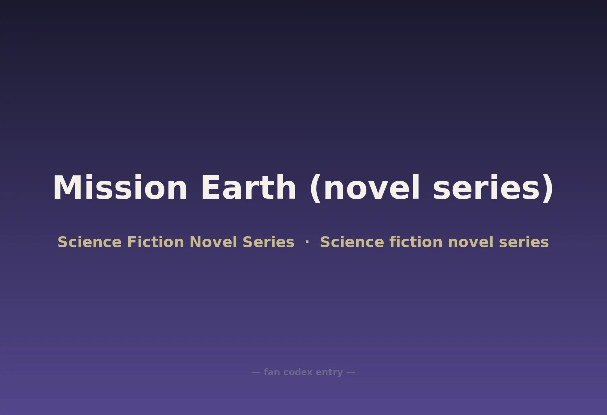 Mission Earth (novel series)