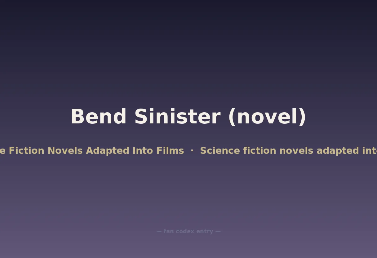 Bend Sinister (novel)